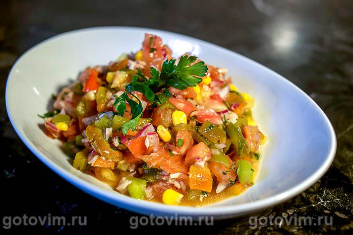 Photo of Салат с тунцом и печеными овощами. Рецепт с фото