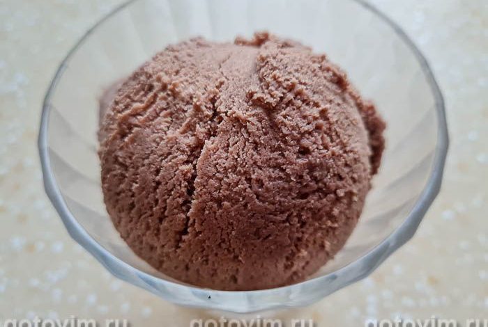 Photo of Молочное шоколадное мороженое (без яиц). Рецепт с фото