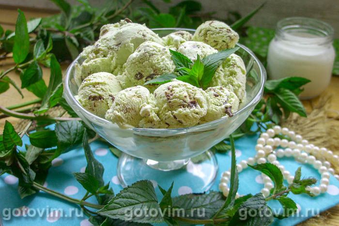 Photo of Мятное мороженое. Рецепт с фото