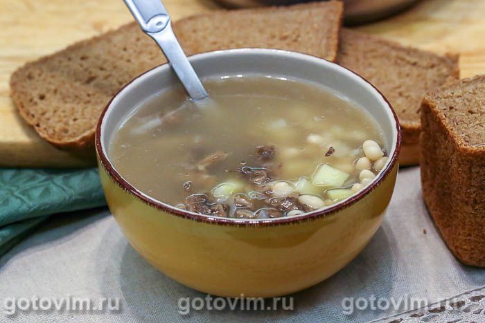 Photo of Суп из строчков с фасолью. Рецепт с фото