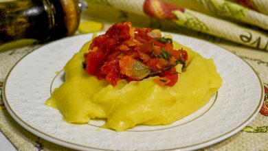 Photo of Полента с томатным соусом. Рецепт с фото