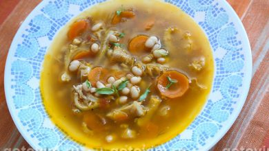 Photo of Густой суп из рубца с белой фасолью (Zuppa di fagioli e trippa). Рецепт с фото