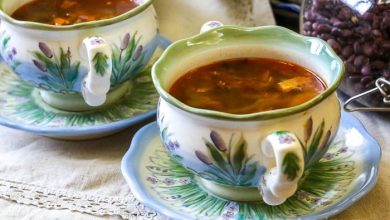 Photo of Мясной суп с фасолью и жареным беконом. Рецепт с фото