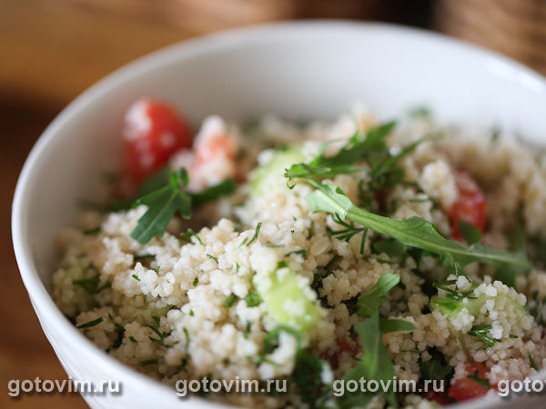 Photo of Салат из кус-куса с овощами. Рецепт с фото