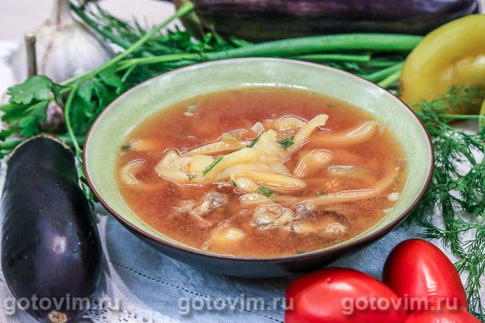 Photo of Суп из баклажанов со свеклой. Рецепт с фото