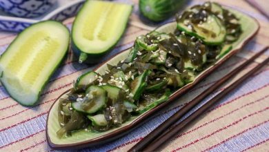 Photo of Японский огуречный салат с водорослями (Суномоно). Рецепт с фото
